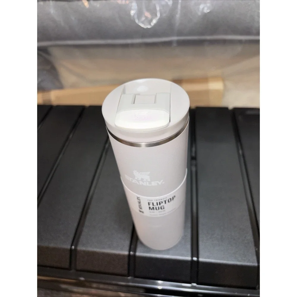 Stanley Aerolight Transit 16oz Stainless‎ Steel Vacuum Seal Water Bottle Ash NWT - Picture 4 of 4